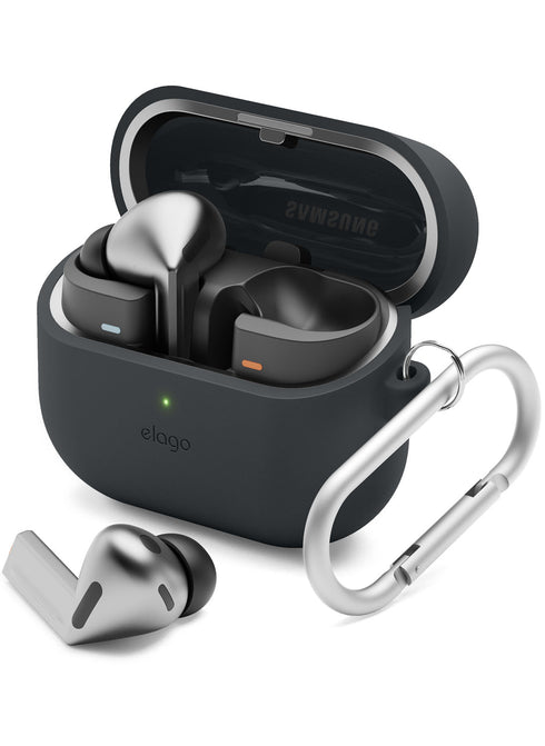 elago Samsung Galaxy Buds 3 / 3 PRO Case Silicone Hang with Carabiner